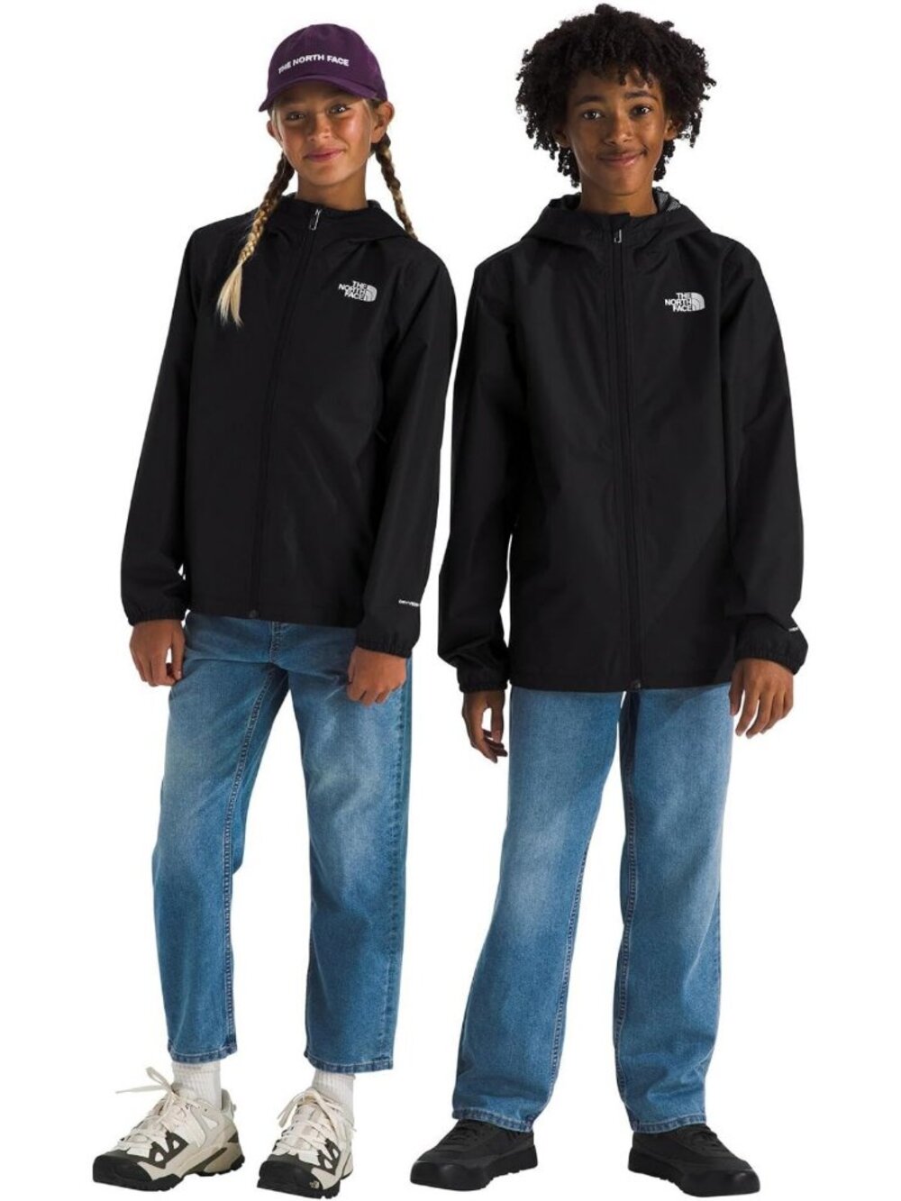 Kids' Waterproof Rain Jacket | Breathable, Lightweight, Elastic Cuffs, Zip